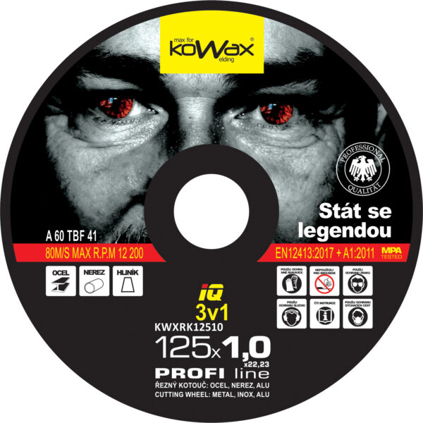 Řezný kotouč KOWAX IQ 3v1 125x1,0 - Image 2