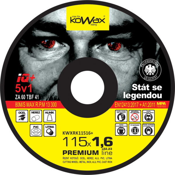 Řezný kotouč KOWAX IQ+ 5v1 115x1,6mm - Image 2