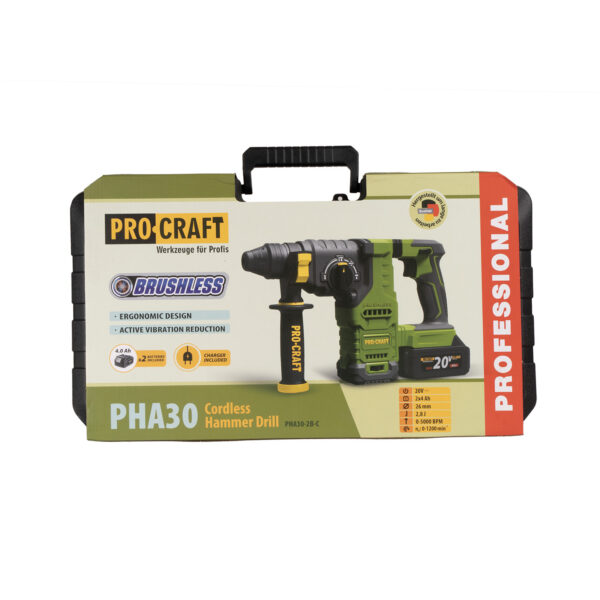 Kladivo vrtací aku Procraft PHA30 | PHA30 - Image 20